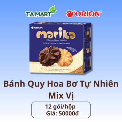 Bánh Quy Hoa Bơ Tự Nhiên Mix Vị