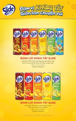 Bánh lát khoai tây Slide 90gr