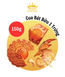 Bánh Trung Thu Kinh Đô Vị Cua Bát Bửu 1 Trứng 150gr