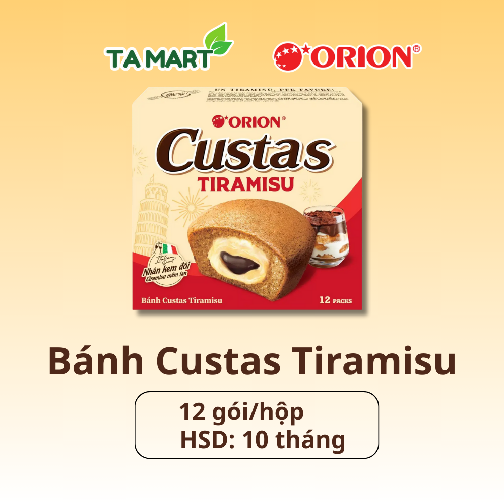 Bánh custas tiramisu Bánh Custas Tiramisu